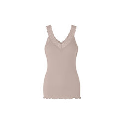 Organic Top w/ Lace , vintage powder, Rosemunde