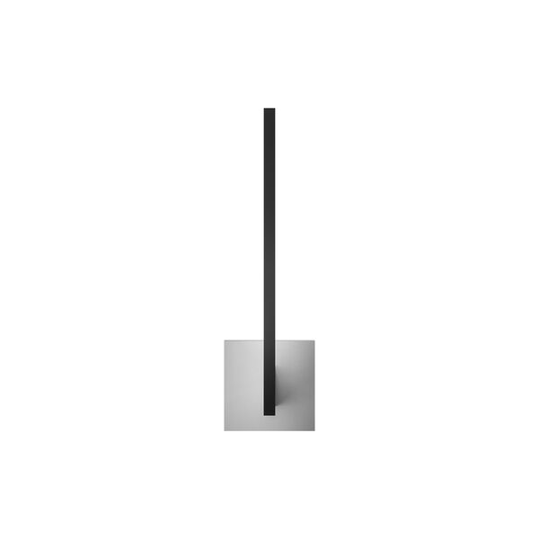 INLAY W2 LINEAR Wall Lamp, matt black/satin silver, LIGHT-POINT
