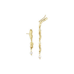 Esther crawlers, gold plated, Pure by Nat