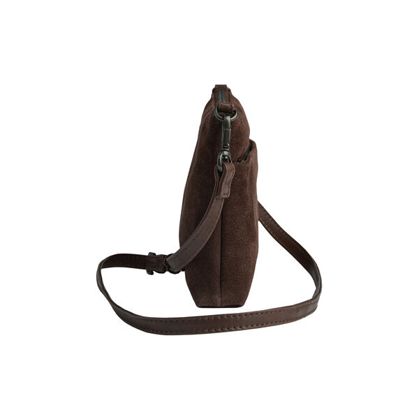 KarimaMBG Umh&auml;ngetasche aus Wildleder, dark brown, Markberg