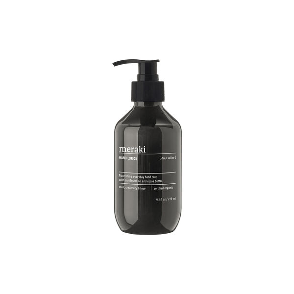 Hand lotion, deep valley, Meraki