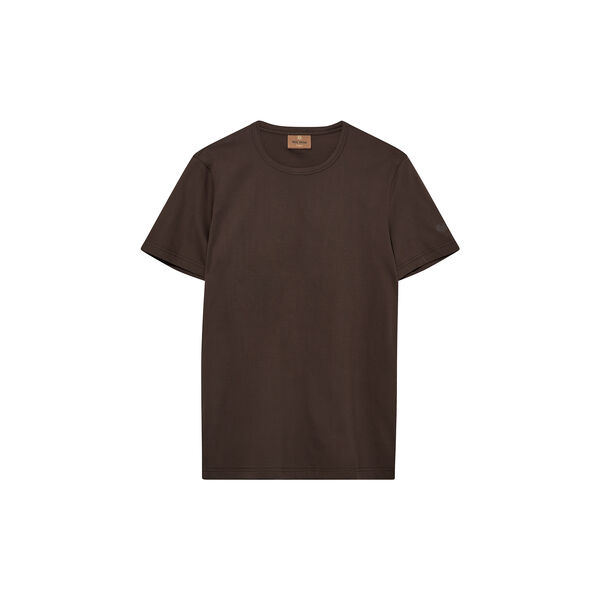 MMGPerry O-SS Tee, chocolate brown, MOS MOSH Gallery