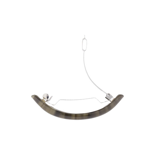 Curved Bone Clip, green, SUI AVA