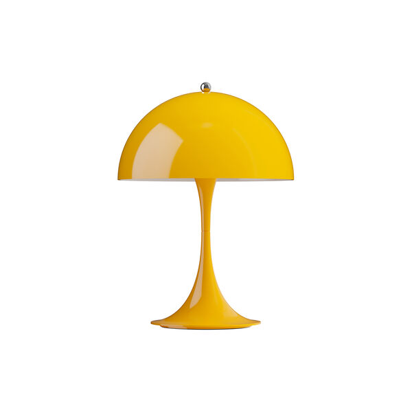 Panthella 250 Portable Table Lamp, opaque yellow, Louis Poulsen