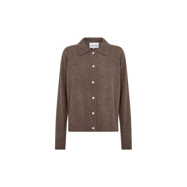 LR-ELOISE 12 Pullover, coffee melange, Levet&eacute; Room