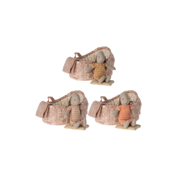 Kaninchen in Babytragetasche, pink, Maileg