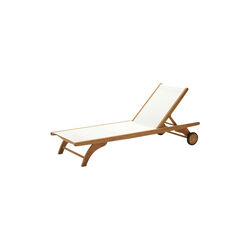 Columbus Sunbed, white, Fritz Hansen