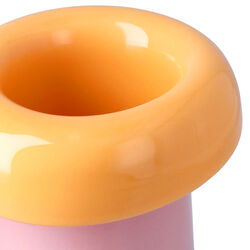 Soma Vase, pink/orange, Holmegaard