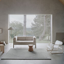 Lineal Poem Rug, moss, Linie Design