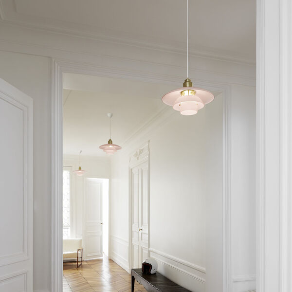 PH 3&frac12;-3 Pale Rose Pendant, Louis Poulsen
