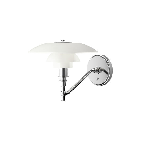 PH 3/2 Wall Lamp, chrome, Louis Poulsen