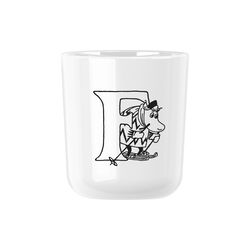 Moomin ABC Tasse F, moomin white, RIG-TIG