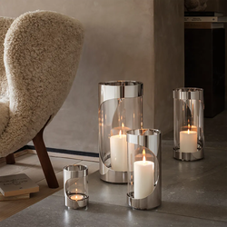 Laterne mit Chromkonturen, Georg Jensen