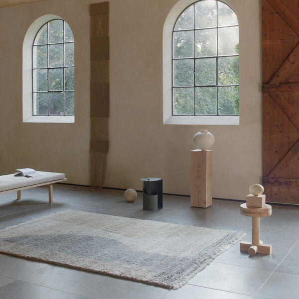 Optical Echo gulvt&aelig;ppe, vanilla, Linie Design