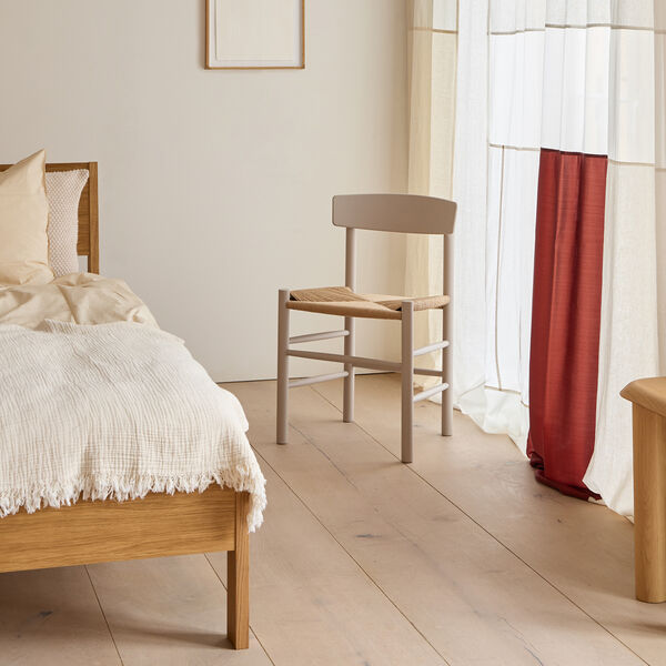 J39 Mogensen Stuhl, pebble grey/natur, Fredericia Furniture