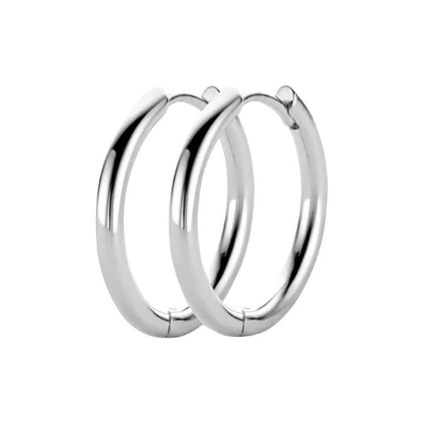 BALANCE HOOP 12 mm, sterling silver, Spirit Icons