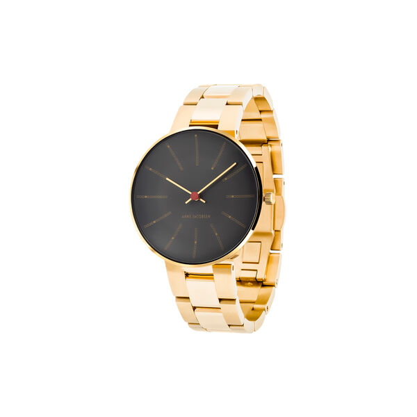 Bankers Armbanduhr, grey/gold, Arne Jacobsen Watches