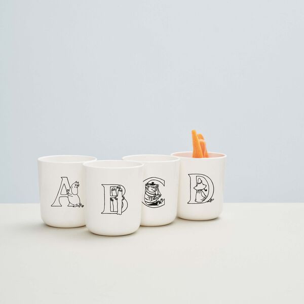 Moomin ABC Tasse B, moomin white, RIG-TIG