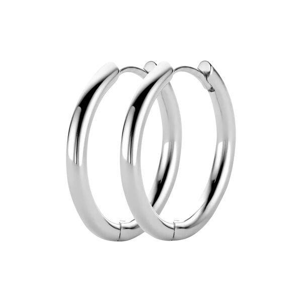 BALANCE HOOP S, sterling silver, Spirit Icons