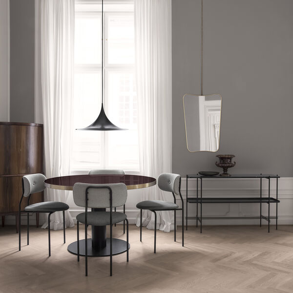 Semi Pendelleuchte SM2, matt schwarz, GUBI