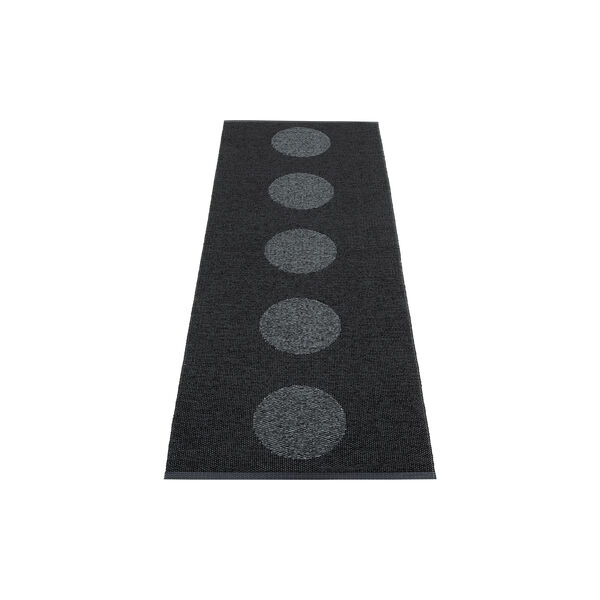 VERA 2.0 Rug, black/black, Pappelina