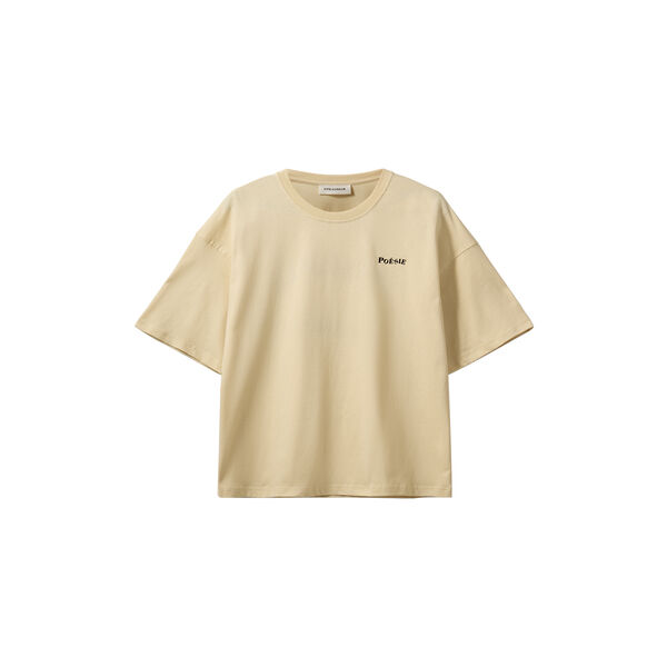 VERASW BOXY T-SHIRT, creme yellow, Sofie Schnoor