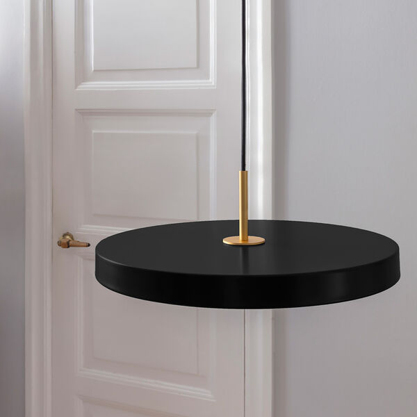 Asteria Plus Pendant, black/brass, UMAGE