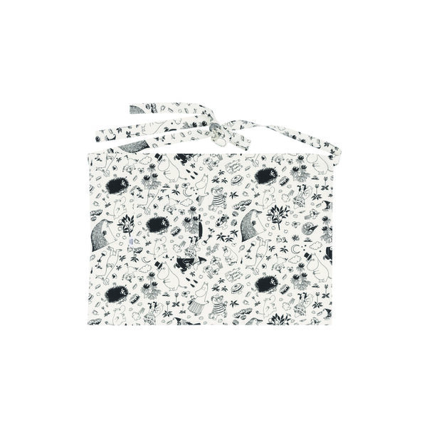 Moomin Apron, black/white Moomin Apron, black/white, Moomin Arabia