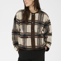 YsabellPW Jacket, brown check, Part Two