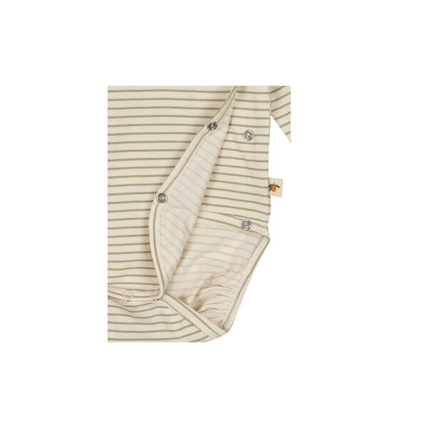 Basic Langarm-Body f&uuml;r Neugeborene, tea stripe, Konges Sl&oslash;jd