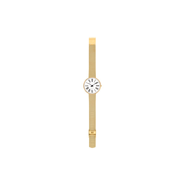 Roman Wrist Watch, white/gold/matt gold Roman Wrist Watch, white/gold/matt gold, Arne Jacobsen Watches