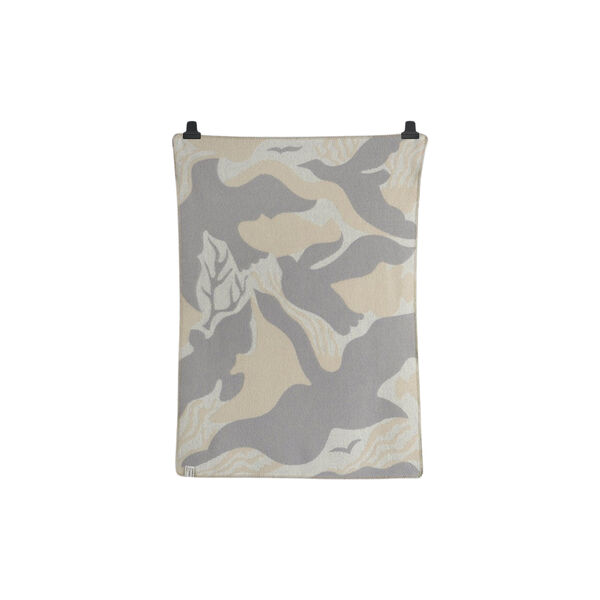 Vogel und Fisch Kinderplaid, grau/beige Vogel und Fisch Kinderplaid, grau/beige, Røros Tweed