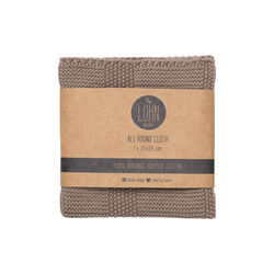 Knitted Cloth, ginger snap, By LOHN