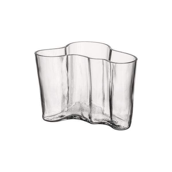 Alvar Aalto vase 14 cm, clear, Iittala