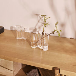 Alvar Aalto Vase, transparent, Iittala