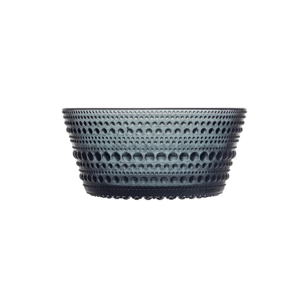 Kastehelmi Bowl, dark grey, Iittala