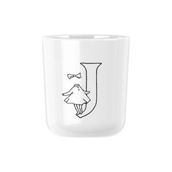 Moomin ABC Tasse J, moomin white, RIG-TIG
