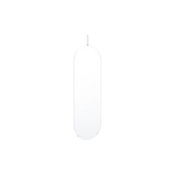 Hoher Wandspiegel, chrom, MOEBE