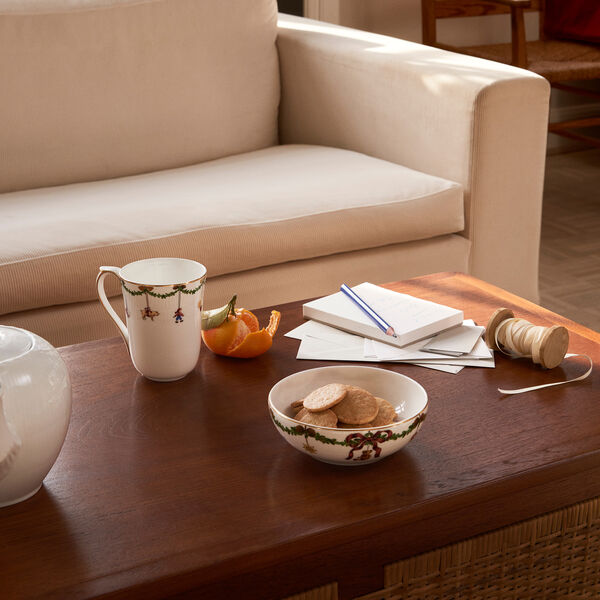 Stjerne Riflet Jul Schale 50 cl, Royal Copenhagen