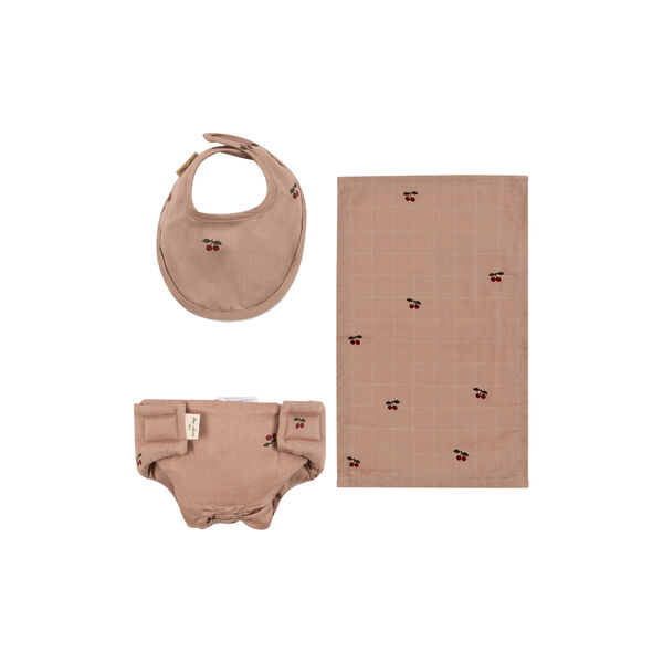 Puppenpflege-Set, cherry blush, Konges Sl&oslash;jd