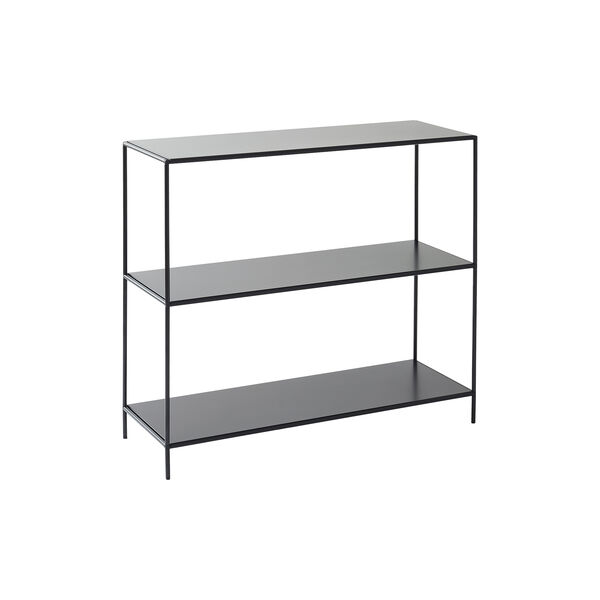 Shelf Low, black, Abstracta® System