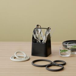 CIRCLES Untersetzer, black, RIG-TIG