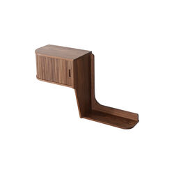 BPS127 Hallway Konsolenregal, ge&ouml;lte Walnuss, Bernh. Pedersen & S&oslash;n