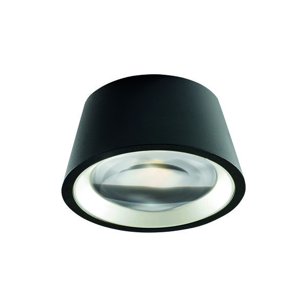 OPTIC Out 1+ Ceiling Spotlight, black, LIGHT-POINT