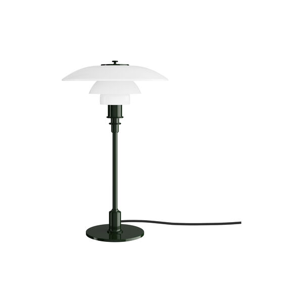 PH 3/2 Table Lamp, glossy deep green, Louis Poulsen