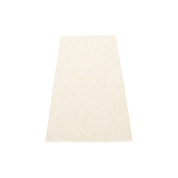 Svea Plastic Rug, vanilla/beige metallic, Pappelina