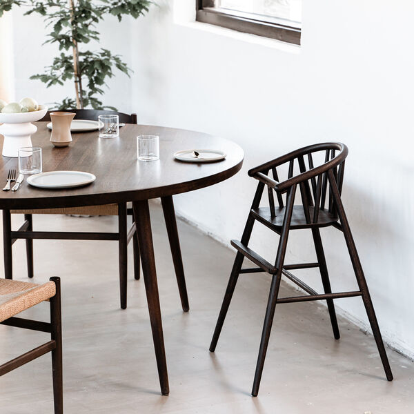 Saga Hochstuhl, ger&auml;ucherte eiche, OAKLINGS