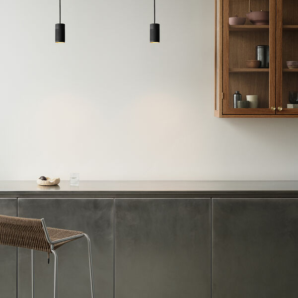 Patrone Pendant Lamp Small, black-browned brass, Thorup Copenhagen