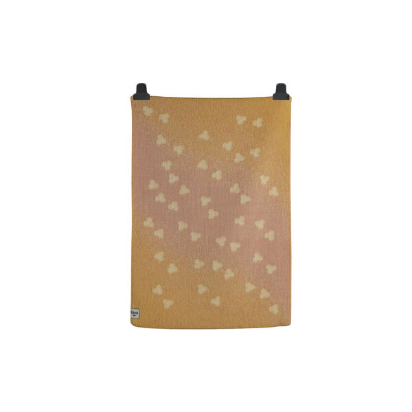 Melvin Babyplaid, rosa/gelb, Røros Tweed