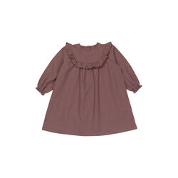 Noey Dress, indigo check, Lalaby